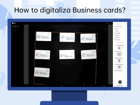 Was ist die beste Option, um Visitenkarten zu digitalisieren?