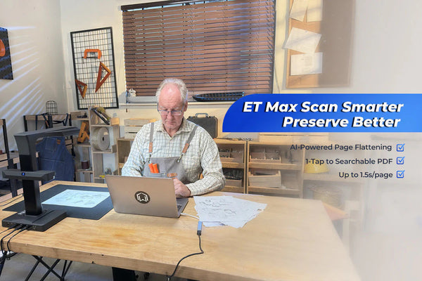 Wie verwendet man die CZUR ET Max Buchscanner-Software?